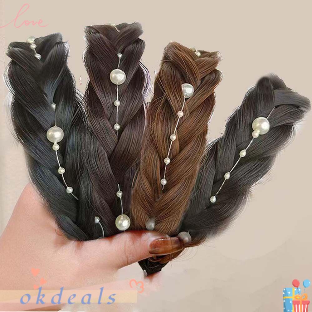 Cài Tóc Giả Thắt Bím Handmade Chống Trượt Thời Trang Cho Nữ