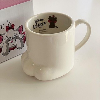 Cốc uống nước bằng sứ hình chân mèo dễ thương