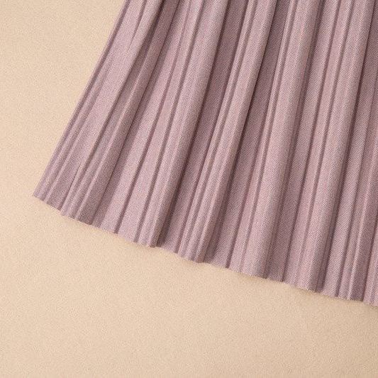 Chân Váy Ngắn Xếp Ly Phong Cách Phương Tây Thời Trang Thu Đông Mới 2021 Dành Cho Bé Gái