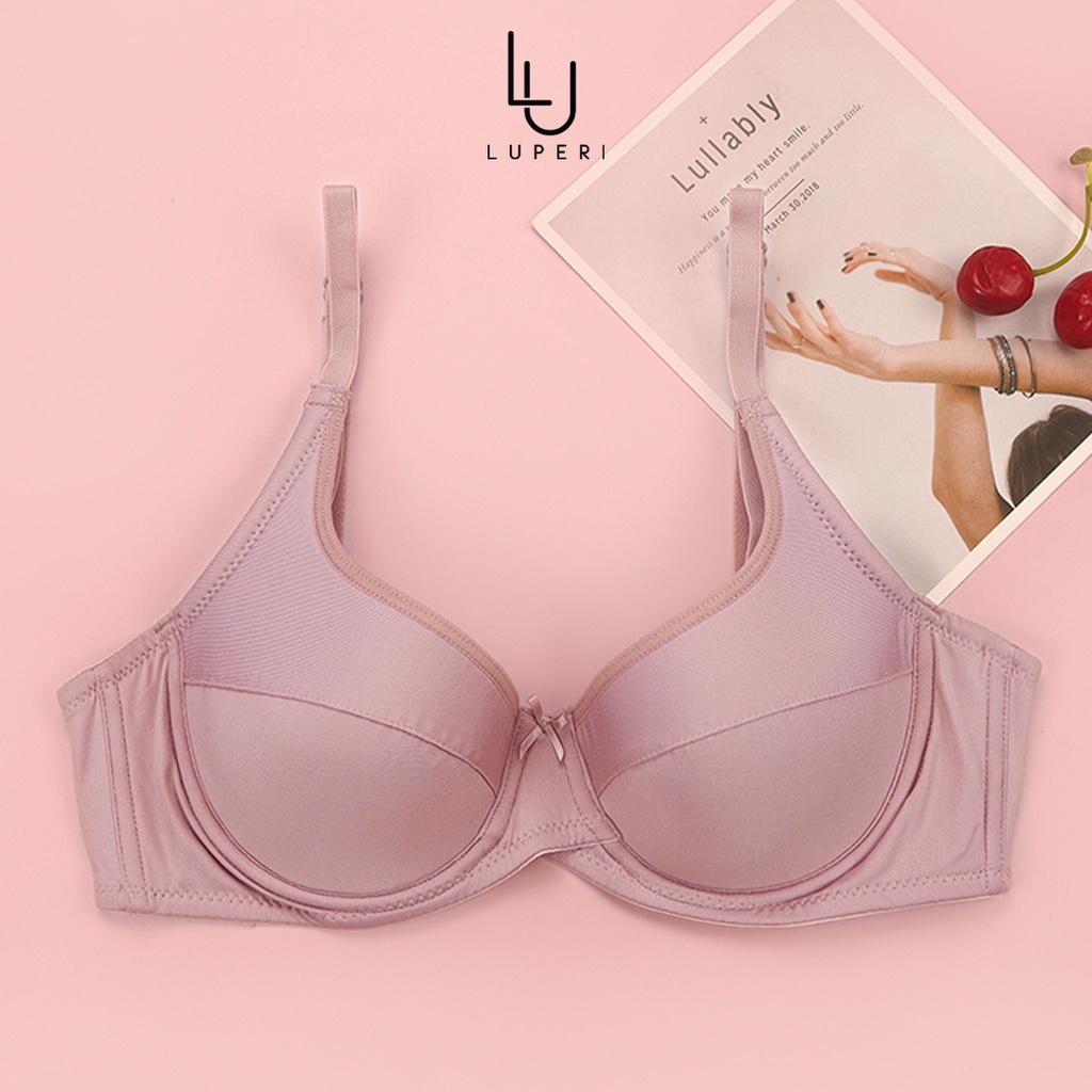 Áo Lót Nữ Trơn Đệm Mỏng Có Gọng Nâng Ngực Luperi LUAL880