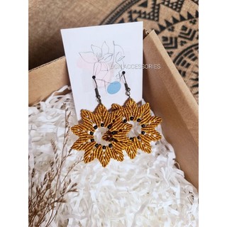 [Sẵn] Hoa tai handmade vòng lá