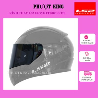 [CHÍNH HÃNG] Kính Mũ Fullface LS2 FF353/ FF320/ FF800 Zin Trong/Đen khói/Gương Bạc - BH 6 tháng