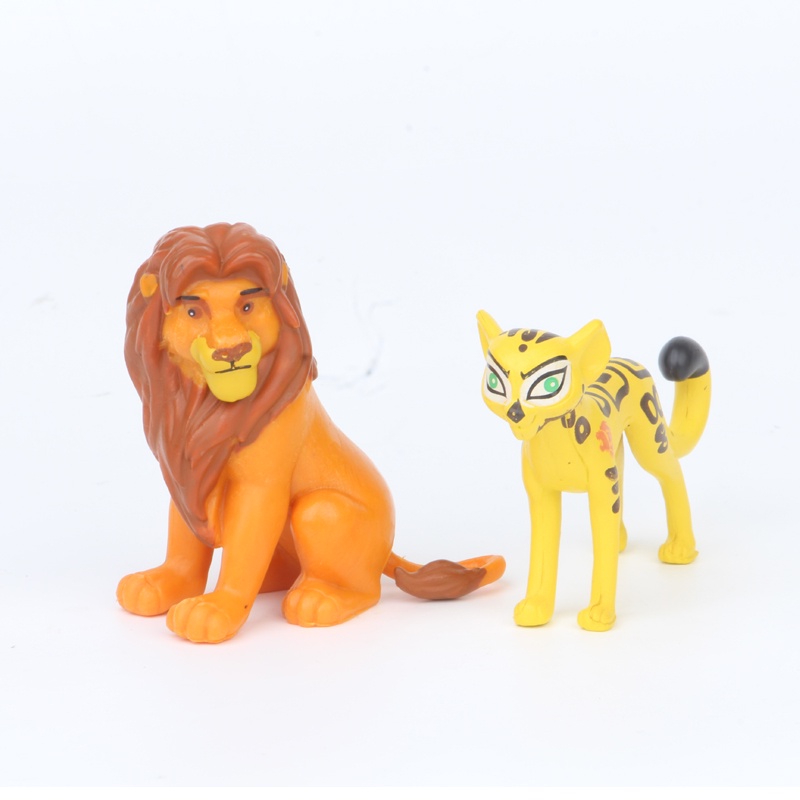 Bánh trang trí Vua sư tử 12 Simba Mufasa Scar Handmade Puzzle Doll Micro Landscape Model