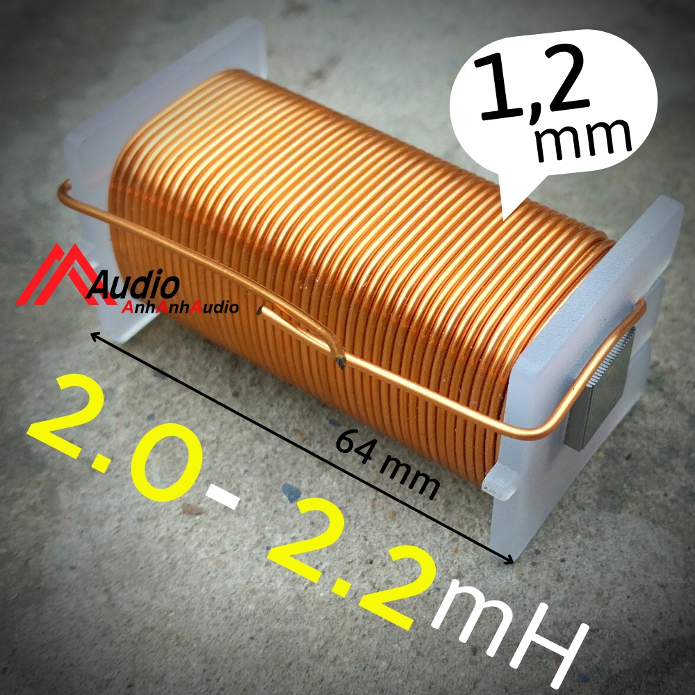 Cuộn cảm bass dây đồng 1.2 khuôn dài 64 mm