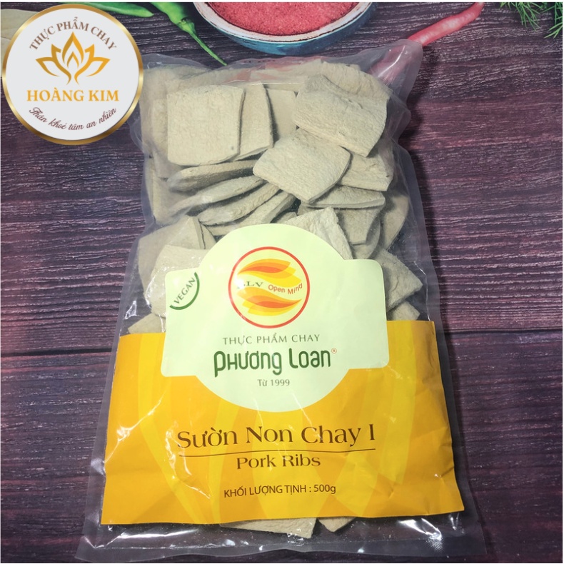 Sườn non chay lúa mạch Phương Loan loại ngon, thực phẩm chay