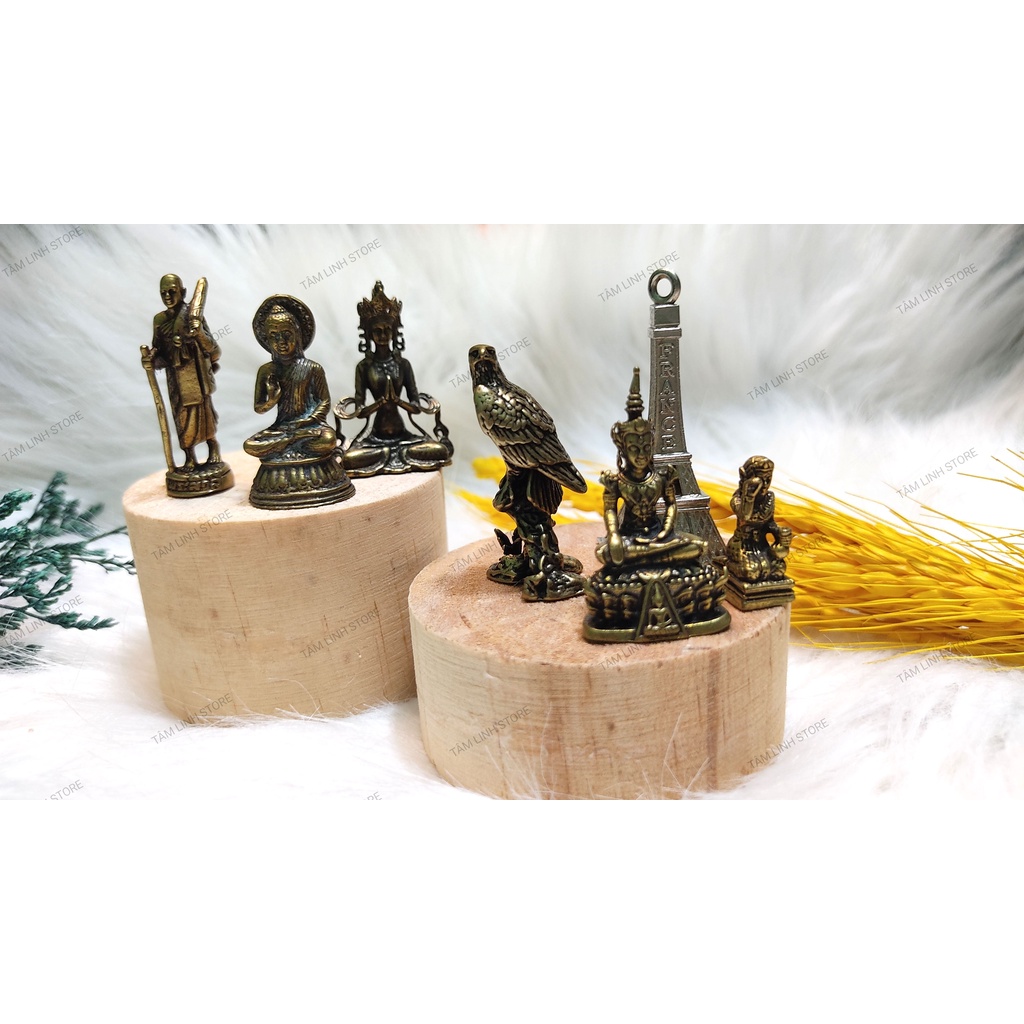 Tượng đồng phong thủy mini / Linh vật phong thủy trang trí / Tượng trang trí đồng thau / Đại bàng / Phật - Lylux decor