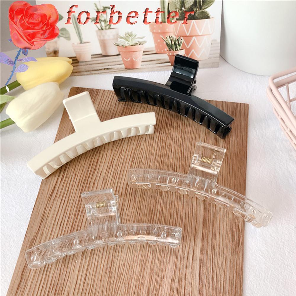 Kẹp tóc cỡ lớn bằng acrylic thời trang chất lượng cao