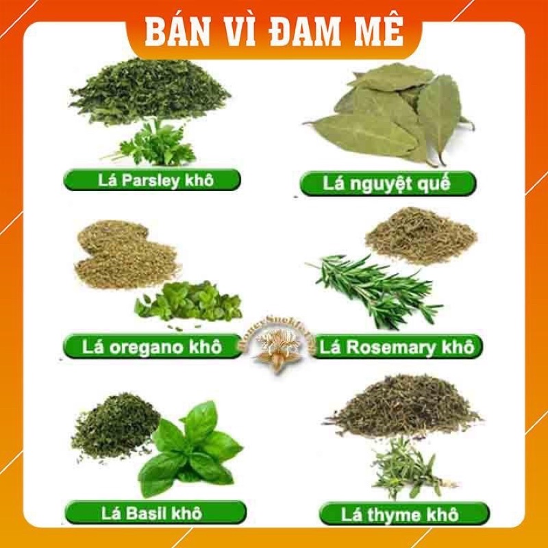 lá thơm mùi tây Parsley khô