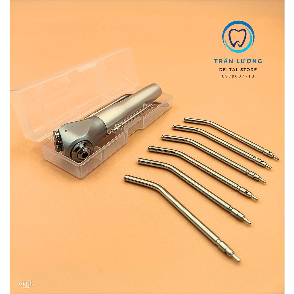 Tay xịt gắn ghế răng Nha khoa- 2 đầu hơi và nước