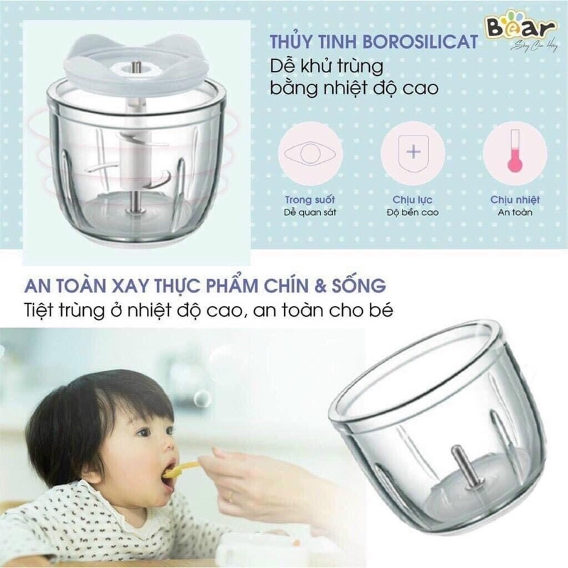 Máy xay bear 300ml mẫu mới