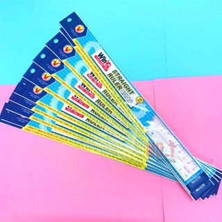 Combo 2 Cây Thước Dẻo Win 30cm C30, Chất Liệu Dẻo Bền - Văn Phòng Phẩm No.1