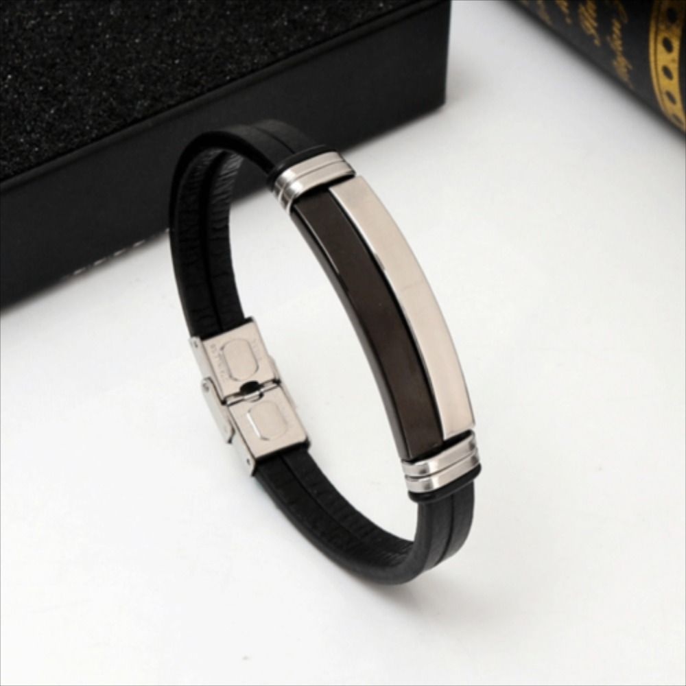 BTLIMER Vòng Đeo Tay Thép Titan Chống Mồ Hôi Dành Cho Nam