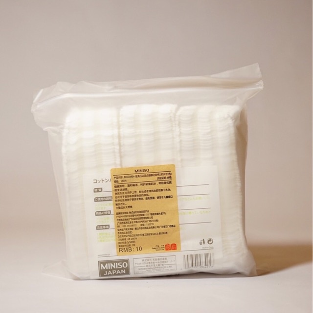 Bông Tẩy Trang Miniso 180 Miếng - Muse House