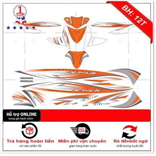 Tem rời Click 110 trắng