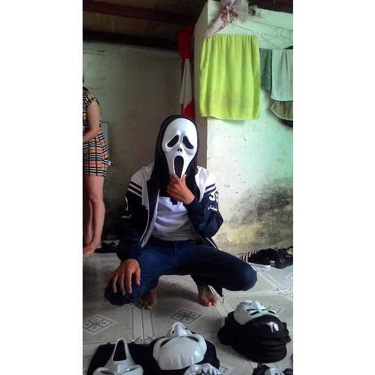 Mặt nạ thần chết Scream Halloween chính hãng hoá trang