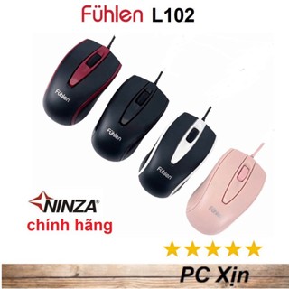 Chuột game fuhlen l102 hồng / đen chính hãng