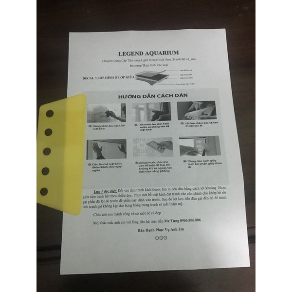 SALE HOT - Tranh dán bể cá OPEN SKY - Giá xưởng sale sập sàn - LEGEND AQUA