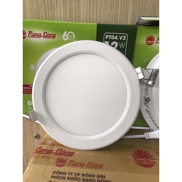 Đèn âm trần PT04v2 9W-12W Rạng Đông