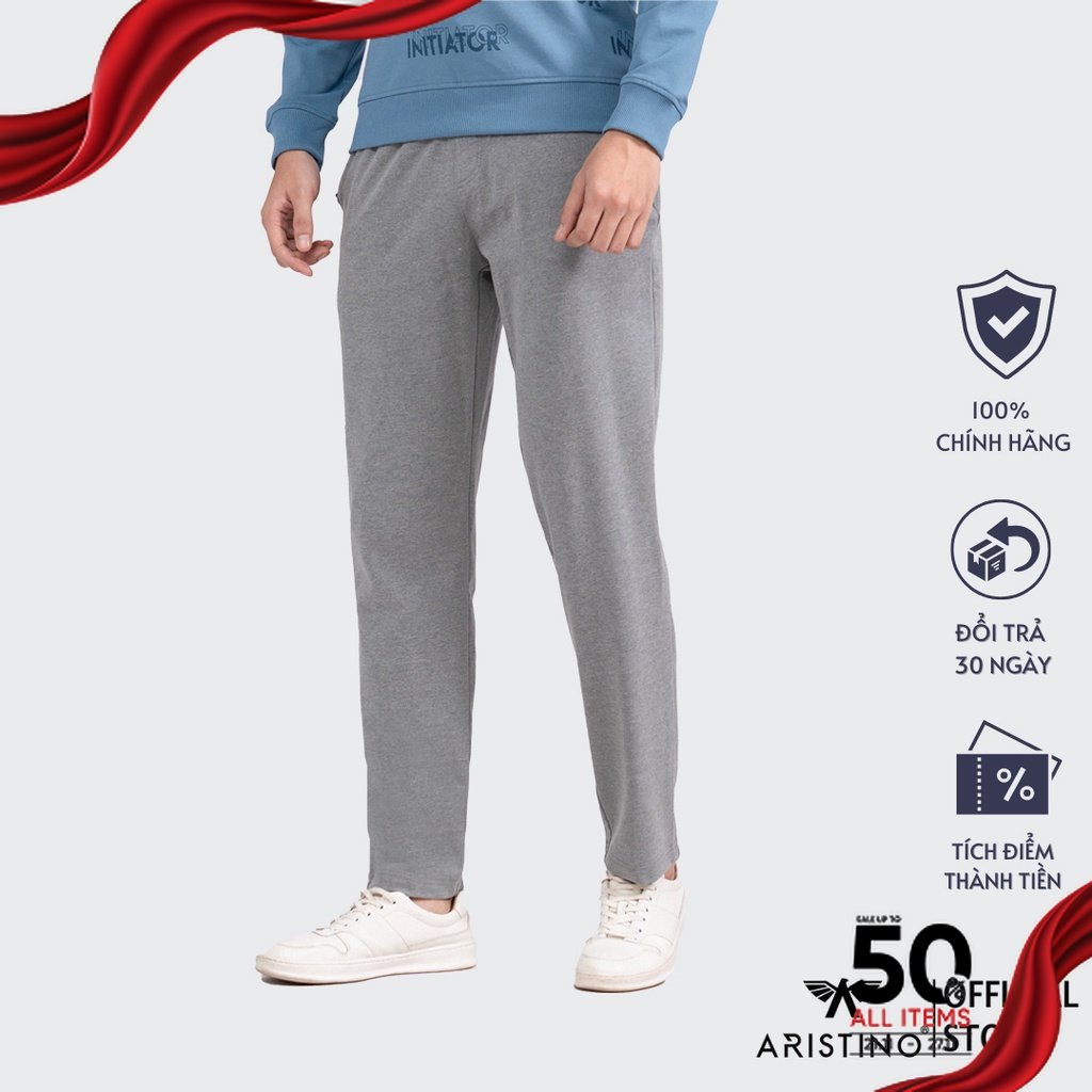 ( MẪU MỚI) Quần thu đông ARISTINO dáng suông vừa, mặt vải sắc nét, giữ phom dáng tối đa - APA009W2