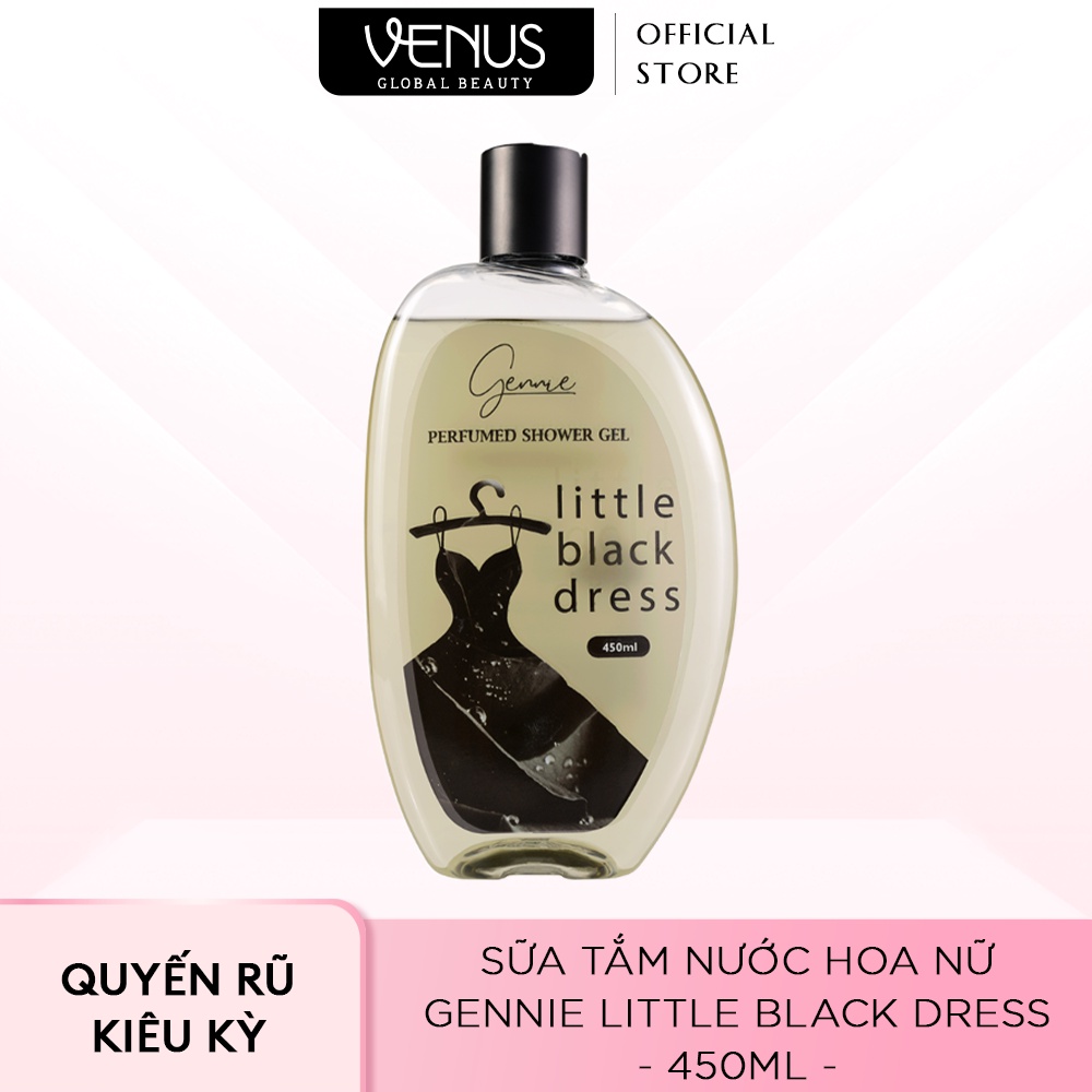 Bộ đôi Nước hoa và Sữa tắm nước hoa Nữ Gennie Little Black Dress 50ml + 450ml