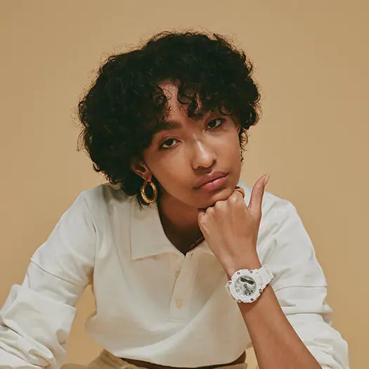 Đồng hồ casio nữ dây nhựa GSHOCK GMA-S2200-7ADR chính hãng