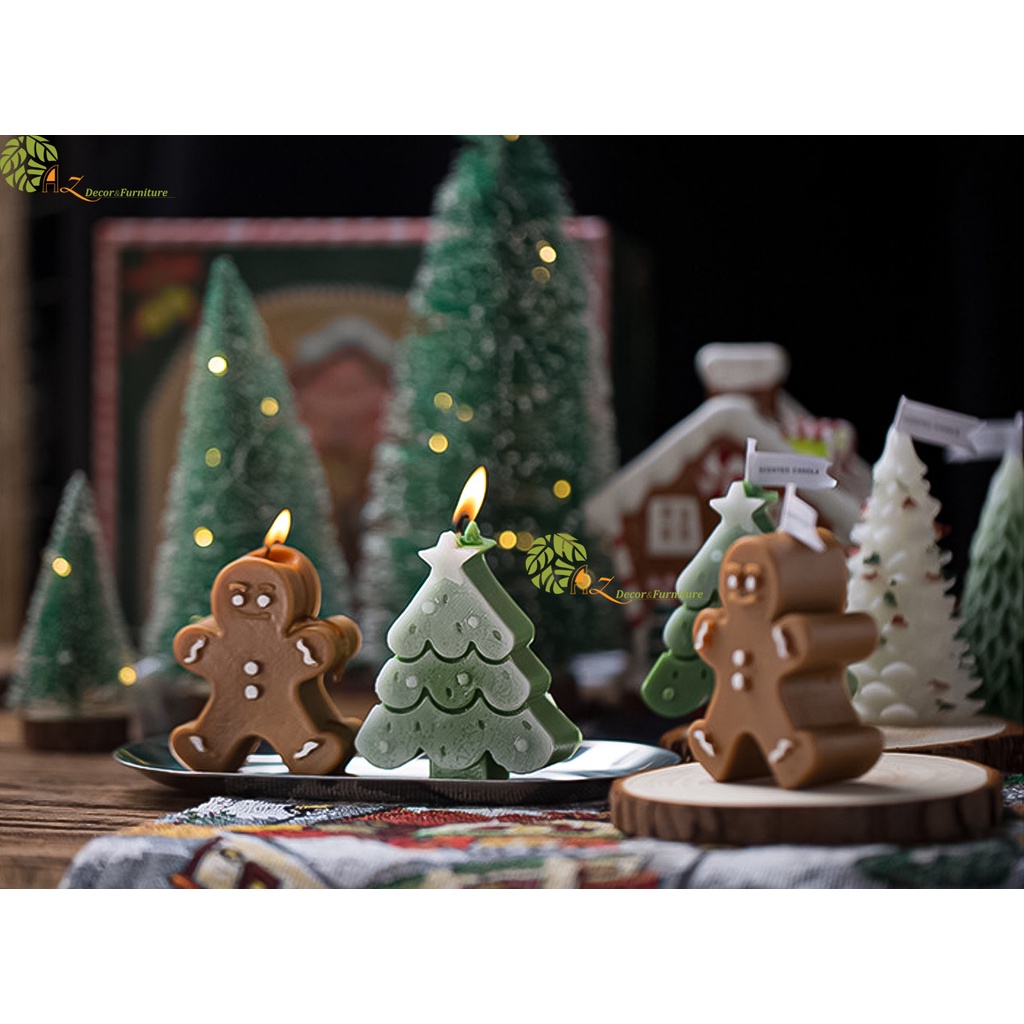 Nến Noel - Nến Meryy christmas - AZ home Decor