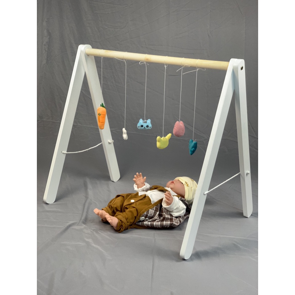 Kệ chữ A cho bé - Đồ chơi trí tuệ và vận động cho bé sơ sinh