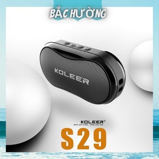 Loa bluetooth Koleer S29 kết nối thẻ nhớ USB âm thanh bass khá tốt bass trầm mạnh loa cầm tay sạc nhanh 2-3 tiếng