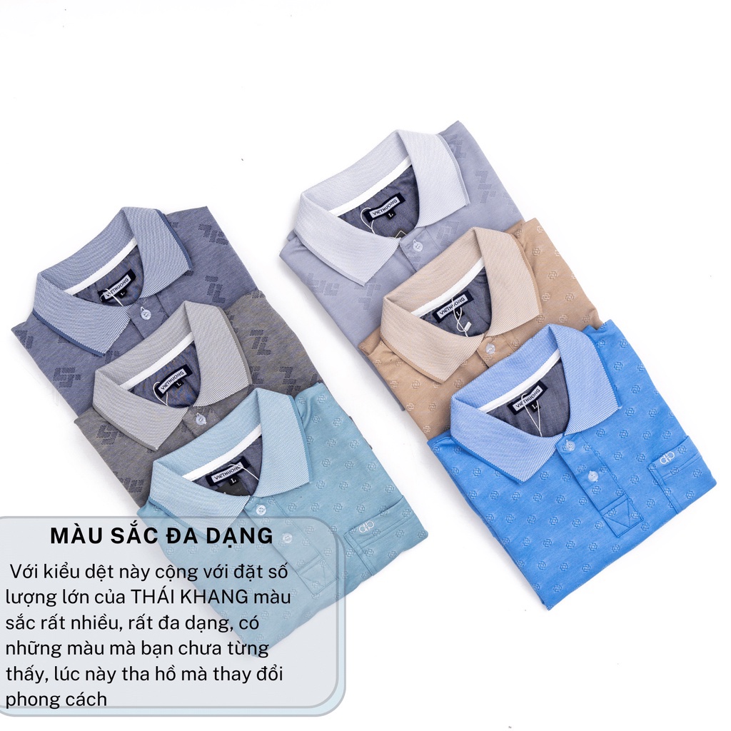 Áo thun nam trung niên cao cấp vải cotton xốp mặc mát thoải mái ATHUN18