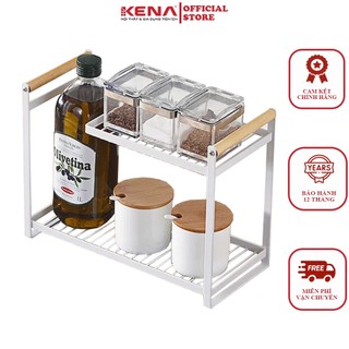Kệ mini chia ngăn tủ bếp Kena MN10, chất liệu sắt cao cấp sơn tĩnh điện chống gỉ