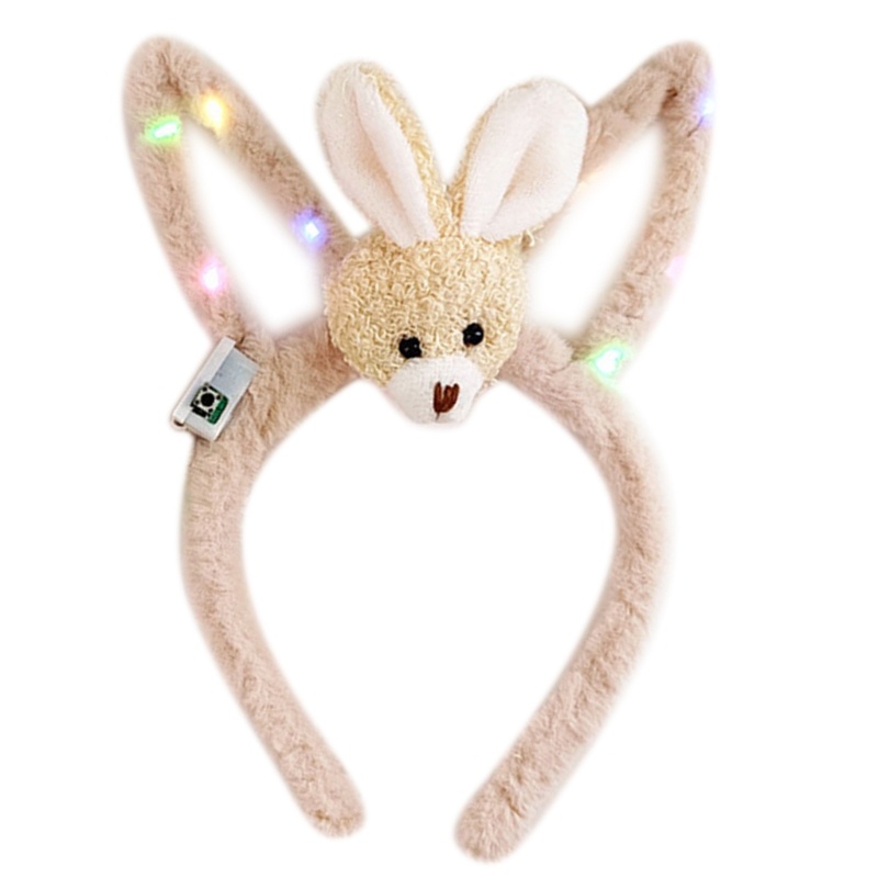 Băng Đô Tai Thỏ Có Đèn LED Phát Sáng Mừng Năm Mới