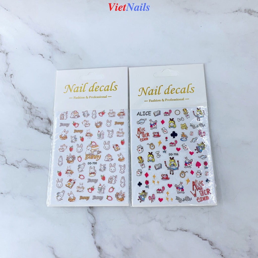 Sticker Dán Móng Noel Mới Nhất 2022 Hình Dán Trang Trí Móng Nail