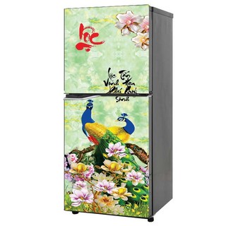 Decal dán tủ lạnh mẫu Xuân 2023