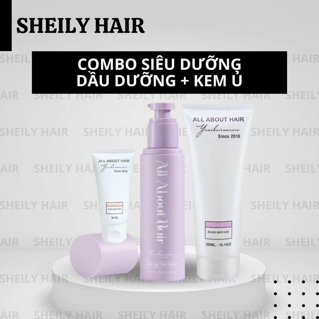 [MUA 2 TẶNG 4] COMBO DẦU Ủ + KEM Ủ (ALL ABOUT HAIR)