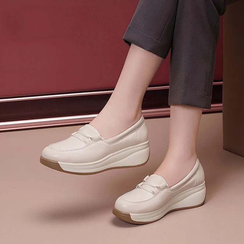 Giày Lười Đế Dày Thoải Mái Thời Trang Cho Nữ