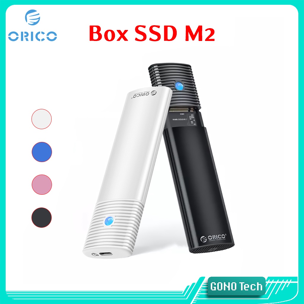 Box SSD M2 NVME / SATA ORICO USB Type C | Chuyển M.2 PCIe/NGFF thành ổ cứng di động | PWM2 / PWDM2 / PWEM2-G2