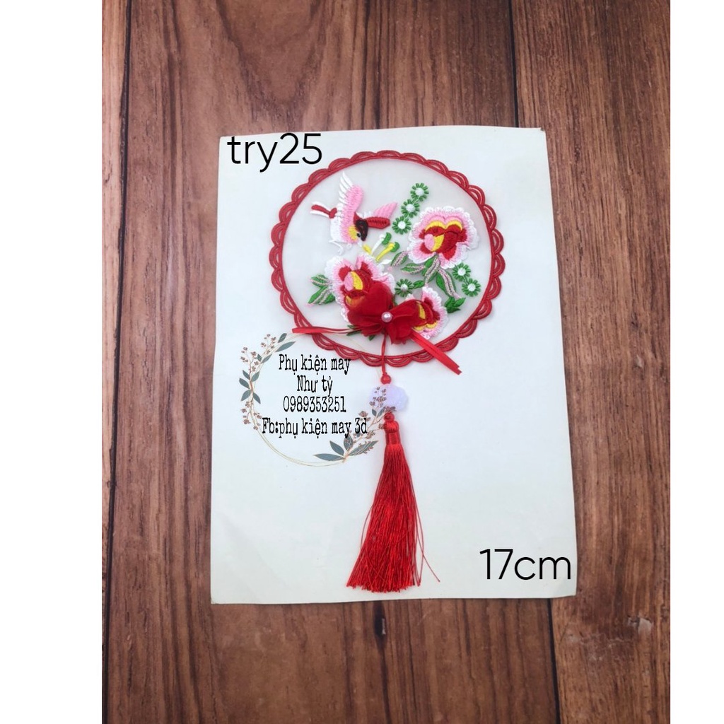 tấm tròn kèm dây 17cm