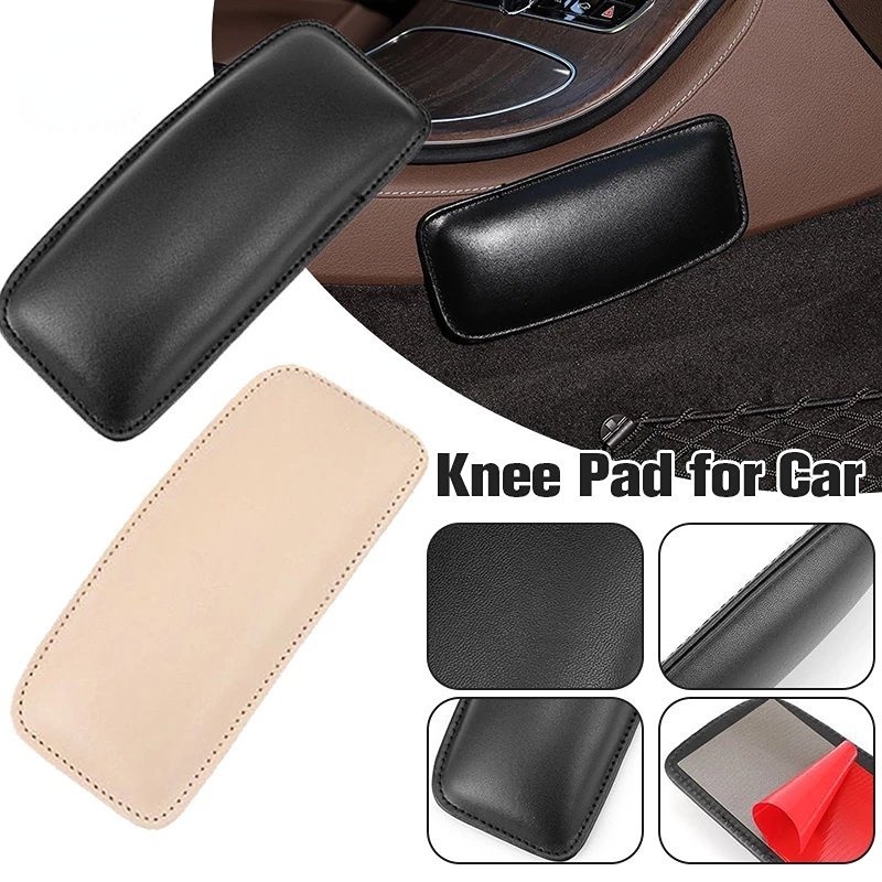 1 Đệm Da Nhân Tạo Mềm Mại Thoáng Khí Tự Dính Thoải Mái Bảo Vệ Tay Chân Cho Xe Hơi