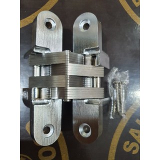 Bản lề chữ thập âm cửa màu trắng