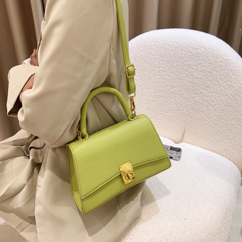 IELGY Túi Đeo Chéo Màu Sắc Trơn Phong Cách Đường Phố Cho Nữ