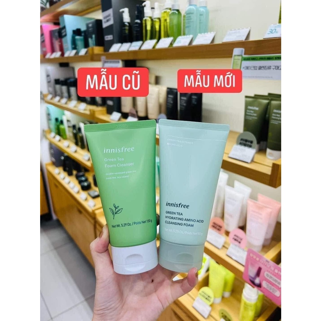 Sữa Rửa Mặt Trà Xanh Innisfree Green Tea Cleanser