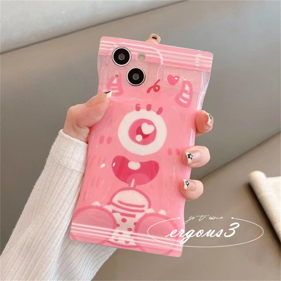 Ốp Điện Thoại Mềm Họa Tiết Quái Vật Hoạt Hình Cho iPhone 14 13 12 11 Pro Max SE2020 X XR Xs Max 7 8 6 6s Plus