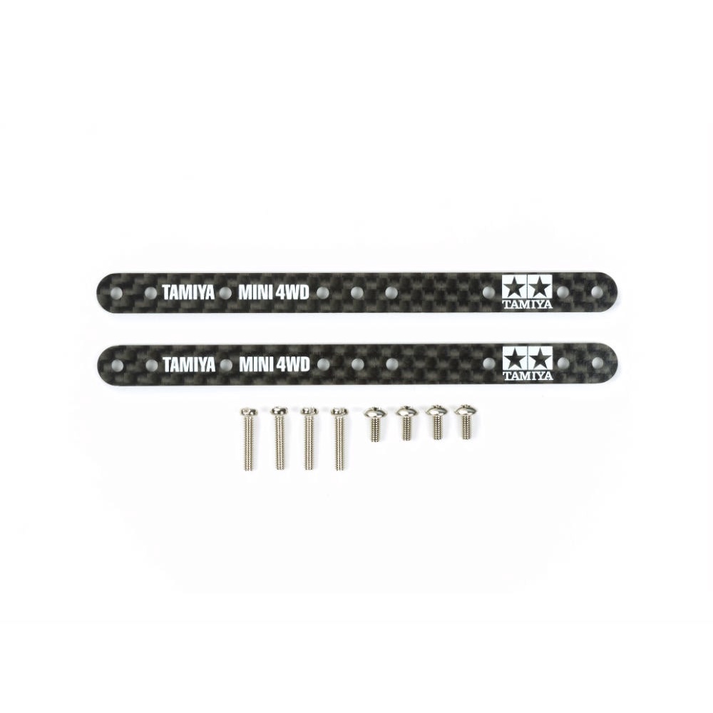 15495 Phụ kiện mô hình xe đua lắp ráp Mini 4WD HG CARBON REINFORCING PLATE SET（1.5mm）