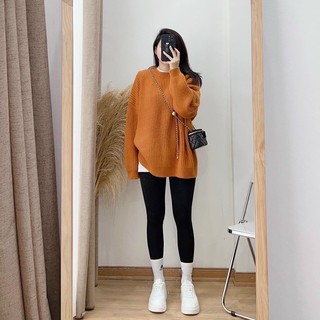 Áo Len trơn lông thỏ (3205) - MIDISTORE