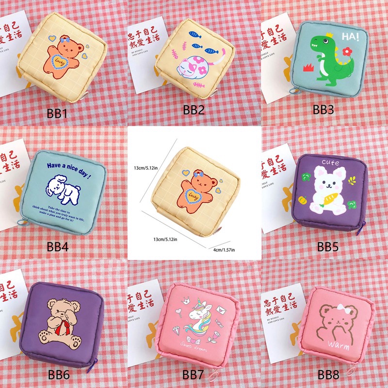 Túi Đựng Mỹ Phẩm Cỡ Nhỏ Tiện Dụng Cho Nữ