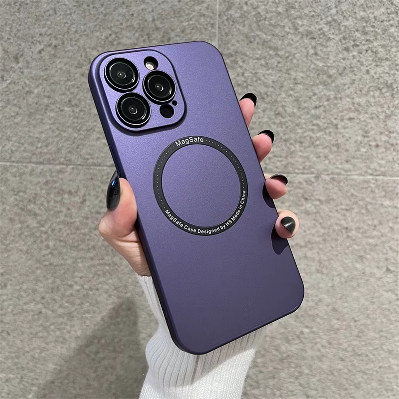 hàng có sẳn tại việt nam Ốp Điện Thoại Cứng Từ Tính Chống Dấu Vân Tay Cho iPhone 12 Pro Max 13 Pro Max 14 Pro Max