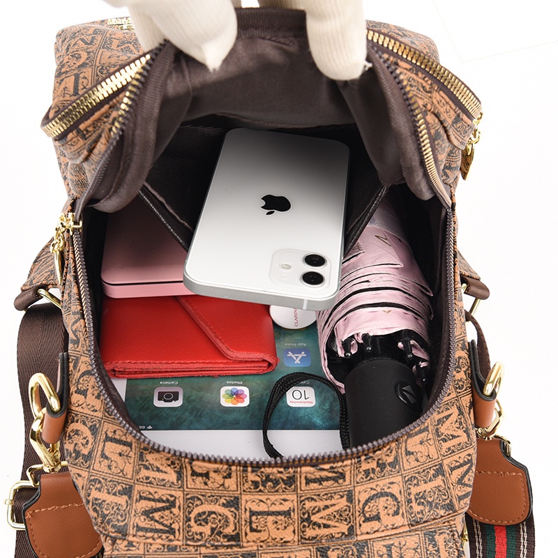 Ba Lô Da Chống Trộm In Hoạt Hình Chuwanglin Dễ Thương Cho Nữ