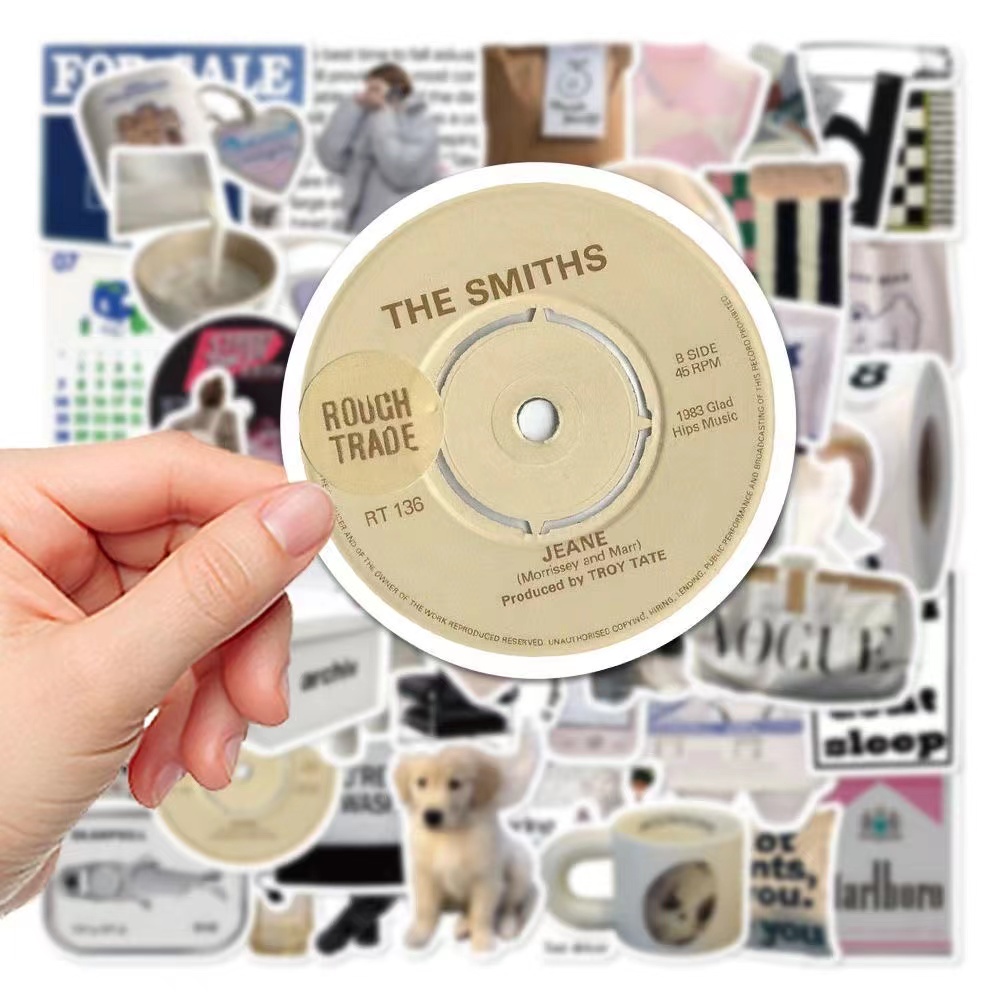 Bộ 50 / 60 / 90 Miếng Dán Chống Thấm Nước Họa Tiết Hoạt Hình Graffiti Trang Trí Điện Thoại / Mũ Bảo Hiểm / Ipad