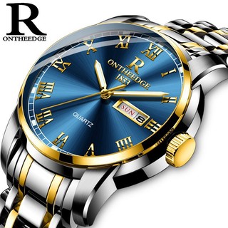 ĐỒNG HỒ NAM R-ONTHEEDGE KÍNH TRÁNG SAPPHIRE  + TẶNG KÈM PIN CAO CẤP