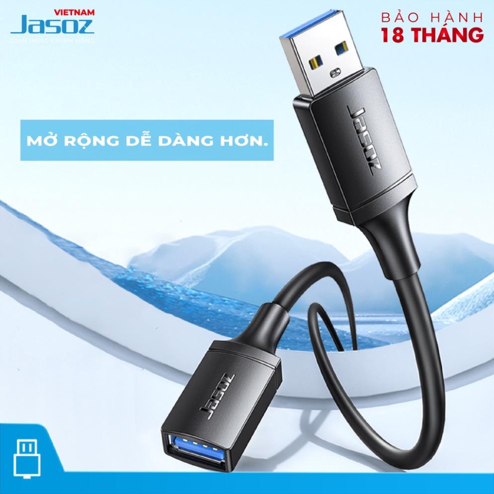 Cáp USB 3.0 nối dài AM-AF JASOZ D114- Hàng chính hãng – Bảo hành 18 tháng